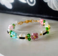 Armband Blume Schmetterling
